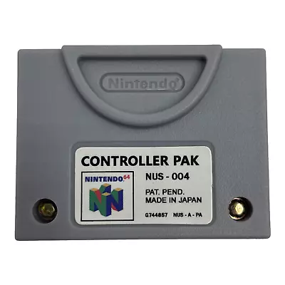 For Nintendo 64 Memory Controller Pak N64 256KB • $16.90