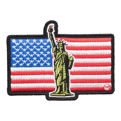 Lady Liberty American Flag Patch Patriotic US Flag Patches • $4.99