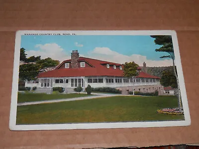 Reno Pa - 1915-1930 Era Postcard - Wanango Country Club - Venango County • $5.55