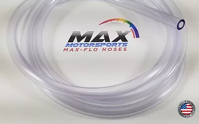 $26.95 • Buy 20' Ft X 1/4  ID X 3/8  OD Fuel Line Hose Clear Transparent Soft Flexible Vinyl