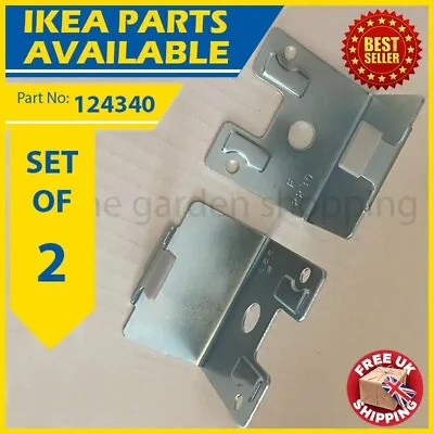 2 X 124340 IKEA PAX Wardrobe Sliding Door Replacement - Large Bracket Brand New • £4