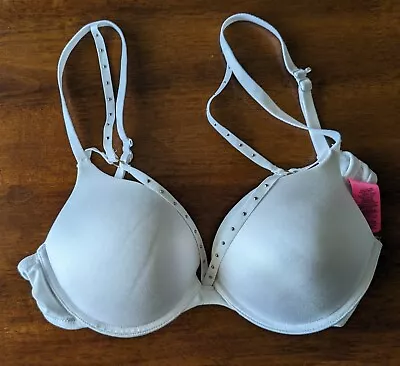 Hello Sugar By La Senza Women’s Size 34B Convertible Bra White Push Up Underwire • $18