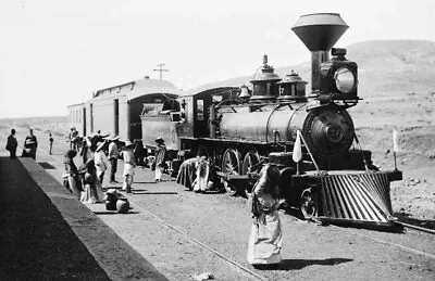 1880-1897 Mexican Central Railway Train Vintage Photograph 11  X 17  Reprint • $17.84