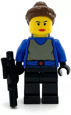 $9.95 • Buy Lego Padme Minifigure Orignal Yellow Version Long Braids Star Wars Fig