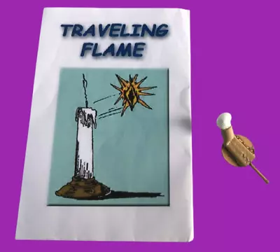 TRAVELING FLAME GIMMICK Metal Finger Fire Stage Magic Trick Flaming Prop Comedy  • $14.89