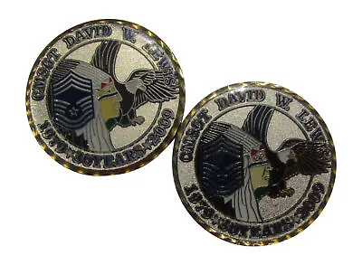 US Air Force Chief Master Sergeant David W. Lewis 30 Years Challenge Coin • $15.95