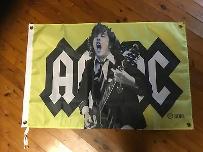 Acdc Bon Scott Angus Young AD DC Poster Flag Man Cave Bar Poster Mancave Ideas  • $33
