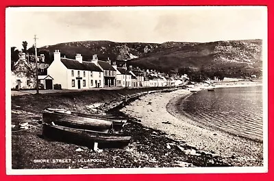 Postcard - ULLAPOOL Ross & Cromarty SHORE STREET [Valentine's] #223435 RP C1954 • £3