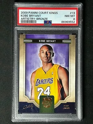 2009 Panini Court Kings Artistry Bronze Kobe Bryant #13 PSA Graded Card SP /199 • $99.95