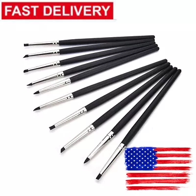 £4.04 • Buy 5pcs Silicone Rubber Shapers Polymer Clay Sculpting Modelling Fimo Tools Jz