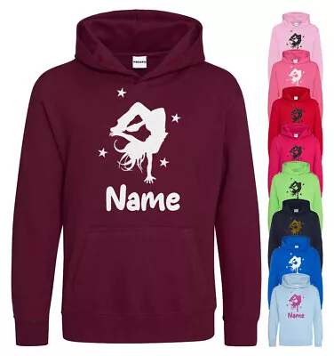 £13.99 • Buy PROSPO Personalised Girls Ballerina Ballet Street Dance Gym Glitter Kids Hoodie