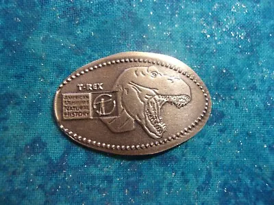 T-REX AMERICAN MUSEUM COPPER Elongated Pressed Smashed Penny 19 • $2.50