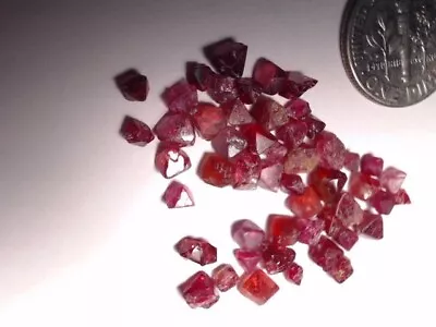Spinel: Natural Myanmar ( Burma ) Crystals --16 Carats-- • $16.99
