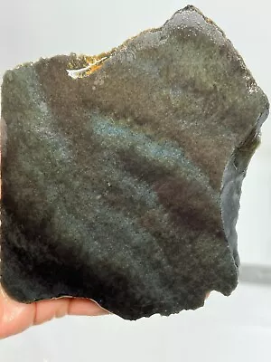 Velvet Aka Peacock Obsidian End Cut Slab Lapidary Cabbing Carving Chakra Reiki • $17