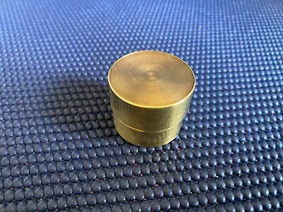 Vintage Solid Brass  Ring Casket ; Ring In Sealed Brass Box Magic Trick VGC  • $30