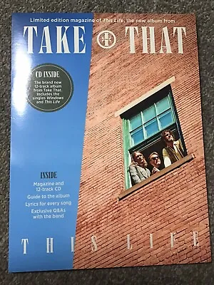 Take That This Life Limited Edition Magazine & 12 Track CD - Brand New Sealed • £12.99