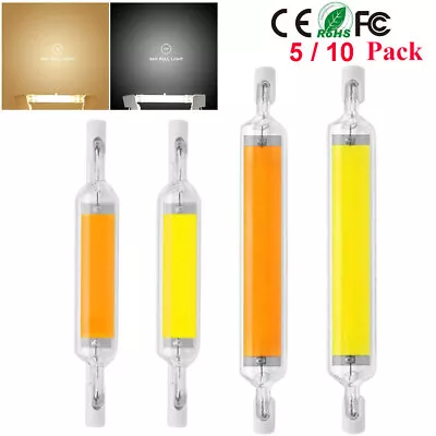 5-10X R7S LED Bulb Dimmable COB Glass Tube Replace Lamp J78 J118 Light • $19.99