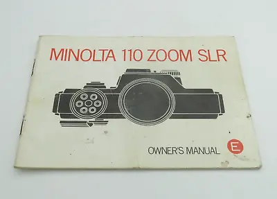 Minolta 110 Zoom SLR Camera • £15