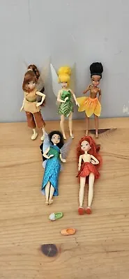 RARE MINI Disney Store Fairy Dolls 16cm Tinkerbell & Friends 6 Dolls • £29.99