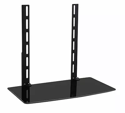 Glass Shelf Above Or Under Tv Wall Mount Bracket Dvd Dvr Cable Box Game System • $22.59