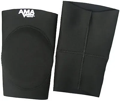 $74.99 • Buy AMA Black Alternate Knee Pads Large, Wrestling Pro MMA Football Judo Jui Jitsu L