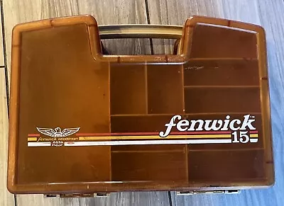 Vintage Fenwick Woodstream 15 Fishing Tackle Box • $7.99