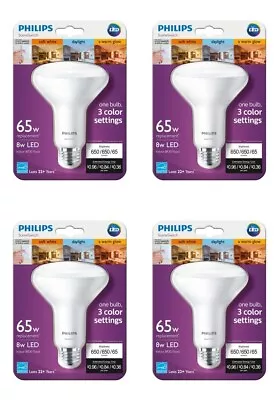 Philips BR30 LED Floodlight Bulb SceneSwitch Daylight Soft White Warm Glow 4 Pak • $21.49