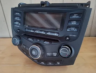 Honda Accord Oem Front Am Fm Radio Aux Cd Player Headunit Info Stereo 03-07 2 • $199.99