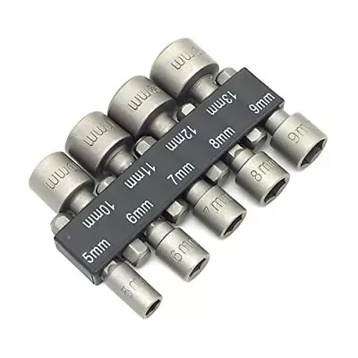 9pcs Power Hand Driver Drill Tools Set 5-13mm Metric Socket Wrench Set Power ... • $13.98