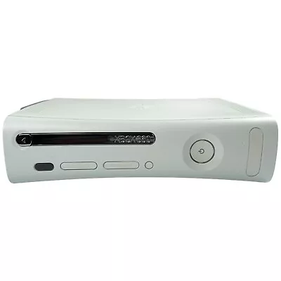 2007 Microsoft Xbox 360 White Console Only  20GB HDD Tested No Power Cable • $40