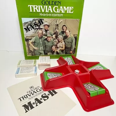 COMPLETE Mash M*A*S*H Trivia Edition 1984 Golden Trivia Game Ages 10 To Adult • $25