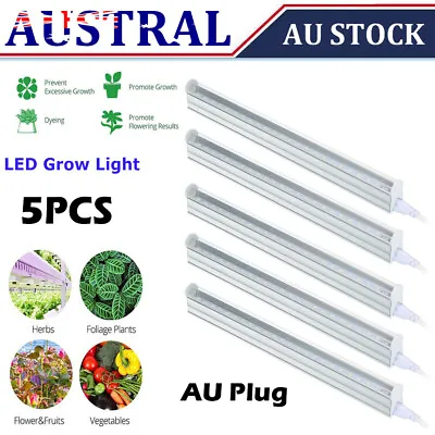 5-Pack LED Full Spectrum Grow Light Growing Veg Flower Plant Hydroponic Lamp T5 • $29.85