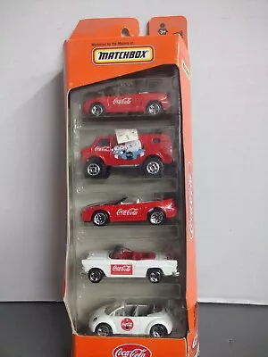 Matchbox Coca Cola 5 Pack Gift Set With Convertible Vw • £14.24