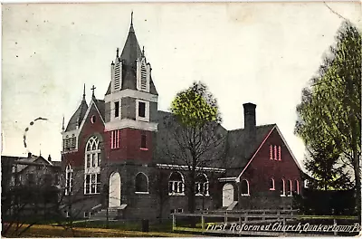 First Reformed Church Quakertown PA Divided Postcard Posted 1925 • $5.98