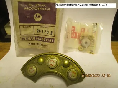 Alternator Rectifier SEV Marchal Motorola # 26370 • $13