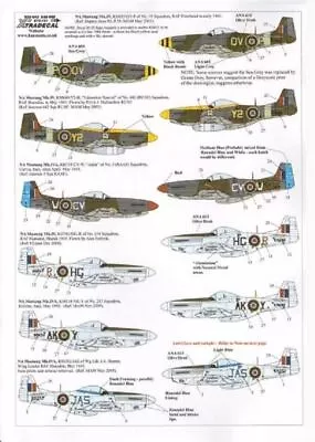 Xtradecal X48092 P-51D Mustang Mk.IV In RAF RCAF & RAAF Service 1/48 • £9.75