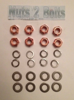 £3.90 • Buy EXHAUST MANIFOLD COPPER FLASHED NUT SS WASHER SET ESCORT Fiesta CVH