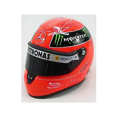 Mini Helmet 1/2 Michael Schumacher 2012 Mercedes GP F1 Brazil Schuberth New • $275.89