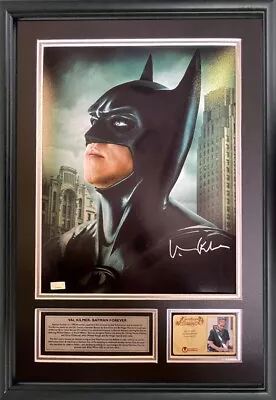 Val Kilmer Hand Signed Batman Forever 11x14 Photo Framed • $695