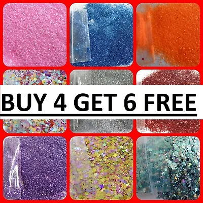 £1.89 • Buy Fine Glitter Dust Cosmetic Grade Craft Festival Chunky Face Eye Nail 10g 25g 10