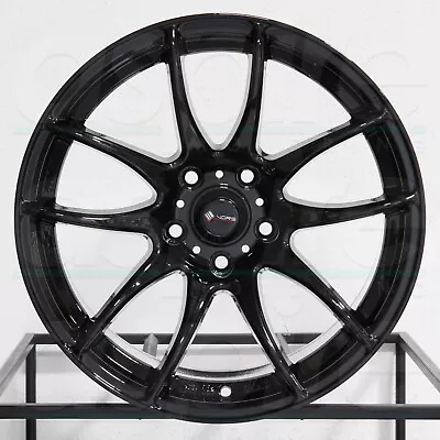 4-New 18  Vors TR4 Wheels 18x9.5 5x100 35 Black Rims 73.1 • $649