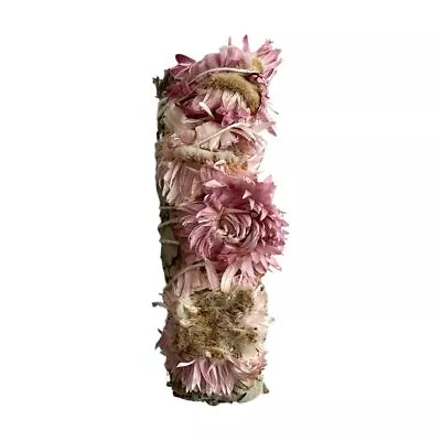 Wholesale Pink Sunflower And White Sage Smudge Sticks • £33.35