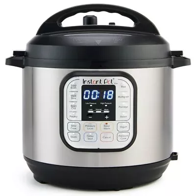Instant Pot 112-0170-01 - 6Qt Duo Pressure Cooker - Silver • $180