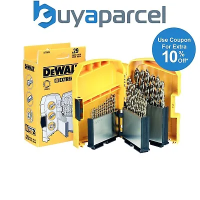 £57.95 • Buy DeWalt DT7926XJ Extreme 2 HSS G Metal Drillbit Drill Bit Set + Tough Case DT7926