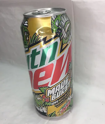 Tiki Mountain Dew Maui Burst Pineapple Flavor 16 Oz. Unopened Collectible Soda • $15