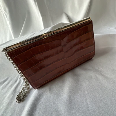 $49.99 • Buy Oroton Brown Leather Clutch