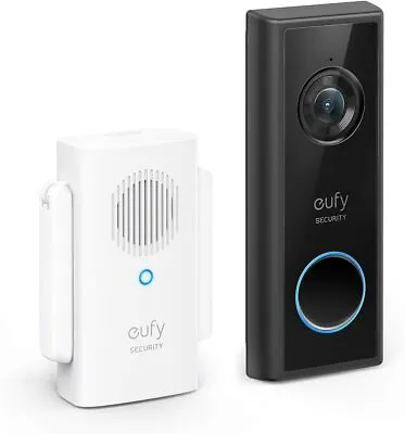 Eufy Security Wireless Video Doorbell 1080P Smart Door Ring Camera W/Alexa+Chime • $53.99