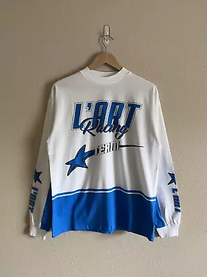 KAR L'ART DE L'AUTOMOBILE Racing Team Long Sleeve - Size XL - White • $150