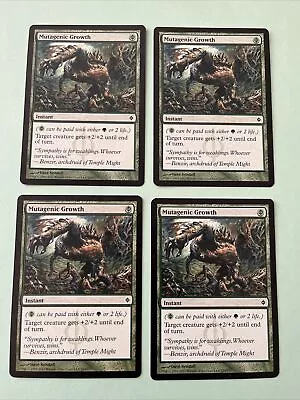 4x Mutagenic Growth NM-Mint English New Phyrexia + Bonus Magic MTG Cards! • $8.99