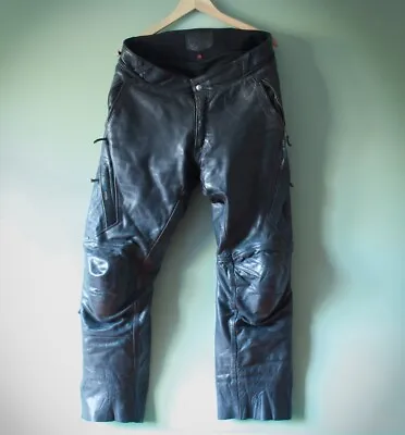 Ladies Leather Motorcycle Trousers Size 44 • £30